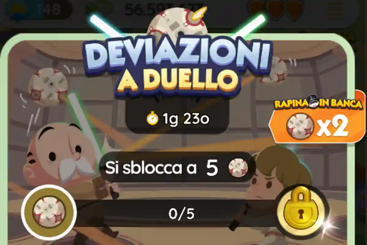 Evento Deviazioni A Duello Monopoly Go (Elenco dei Premi)